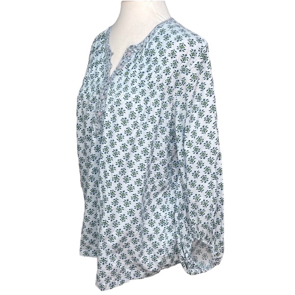 Sundance Floral Cotton Blouse - Picture 2 of 4